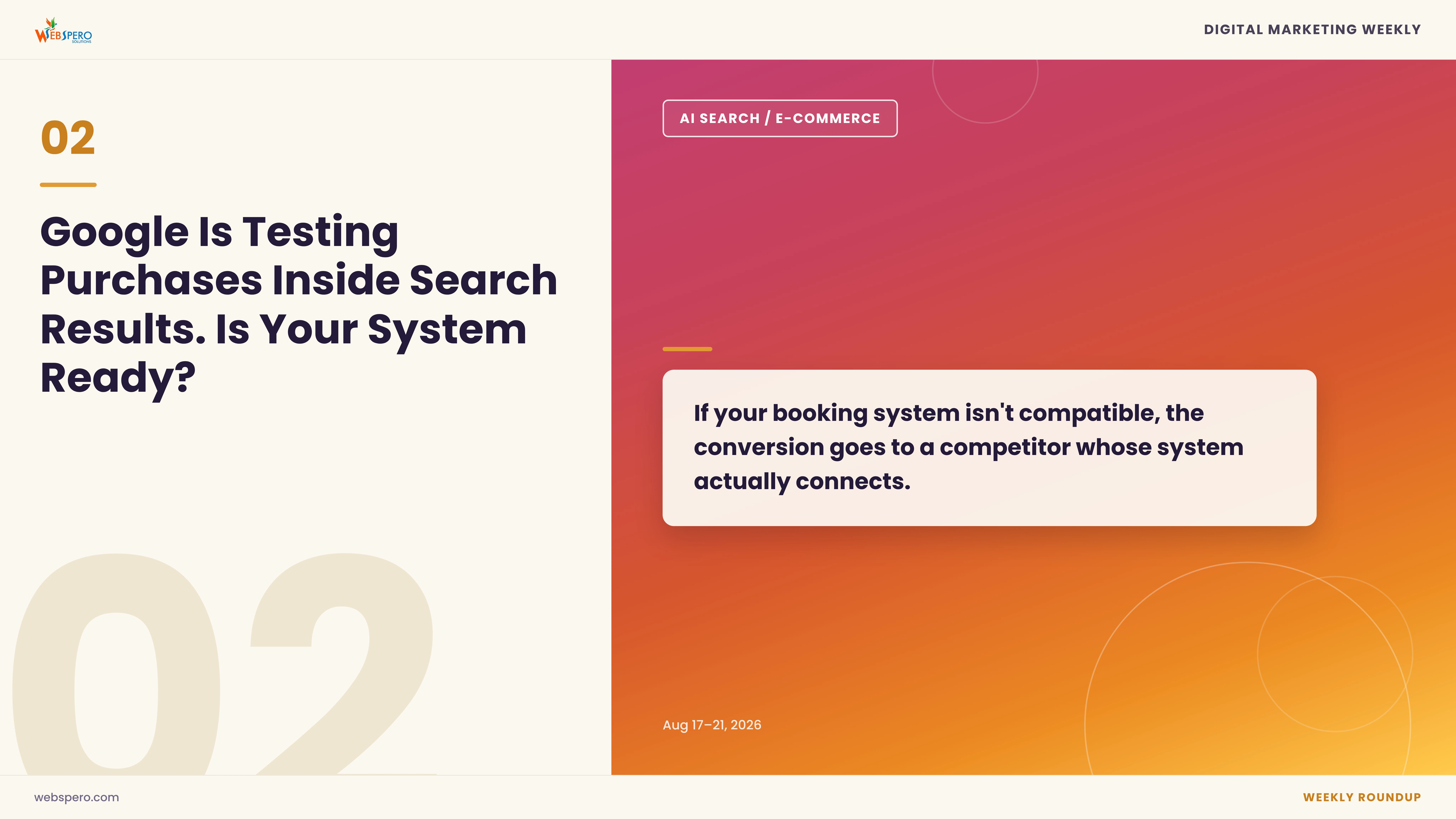 Google Is Testing Purchases Inside Search Results. Is Your System Ready?